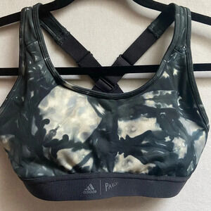 Adidas DTR PARLEY medium support Sports bra Sz S